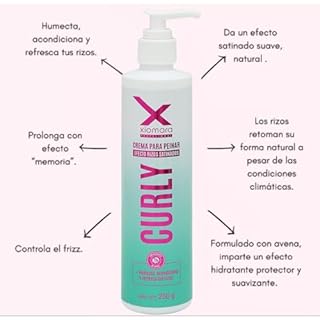 Xiomara Curl Cream for Straight Hair, Curling Cream for Wavy Hair, Curl Defining, Frizz Control for Curly Hair, 4.85 fl oz