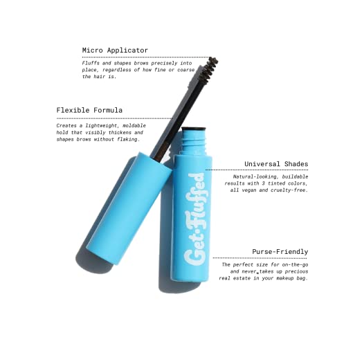 Half Caked Get-Fluffed Brow Gel | Flexible Hold, Natural Eyebrows, Vegan + Cruelty-Free | 4.6Ml (4.0) #TOP5