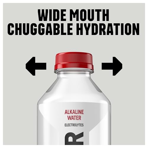 Image of BODYARMOR SportWater Alkaline Water, Superior Hydration, High Alkaline Water pH 9+, Electrolytes, Perfect for your Active Lifestyle, 1 Liter (Pack of 6)