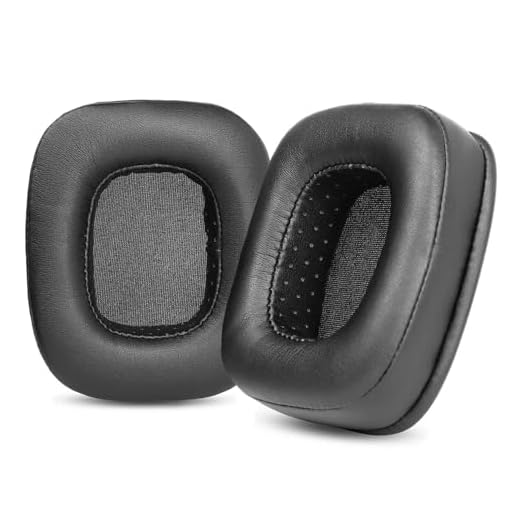 TaiZiChangQin Ersatz-Ohrpolster, kompatibel mit HEDD Audio Heddphone Two Reference-Kopfhörern, Protein-Leder-Ohrpolstern