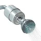 Crystal Quest Shower Filter with Shower Head - Chrome - Advanced Multi Stage Filtration for Cleaner Water - Removes Chlorine, Heavy Metals - Promotes Healthier Skin, Softer Hair - Long-Lasting