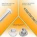 Alpha Rider Chain Adjuster Bolt Replacement Swing Arm Compatible with Honda CBR1000RR CRF250R/X CRF450R/450X 2004-2017 for Kawasaki KX250 1988-2013, Including 2 Pieces of Bolt Repair Kit Protector