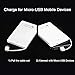 2500mAh Power Bank with Type C Adapter Mini,Back-up Phone Battery Pack Ultra Slim, Thin External Phone Battery Pack Emergency Phone Power Built-in Charging Cable for Android Type-C and Apple
