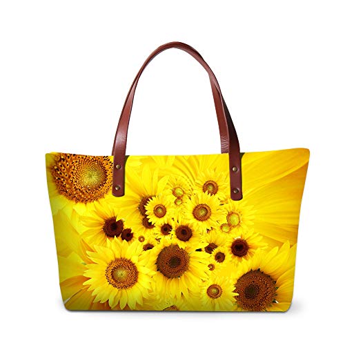 Generic Shoulder Handbags 3D Flower Series For Women Girls Tote Bags #TOP8