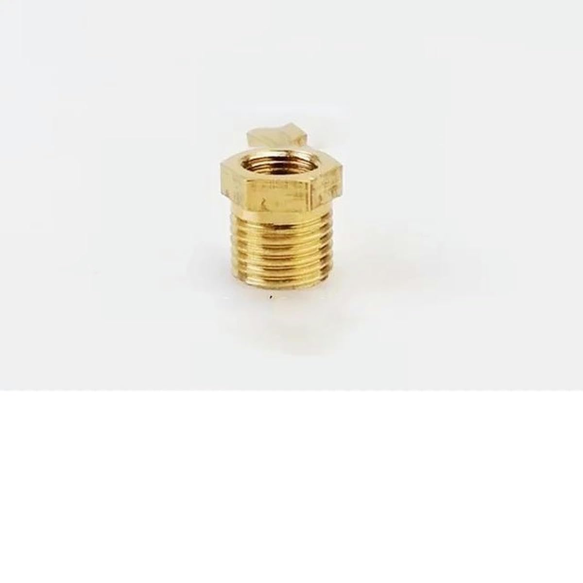 Conector de tubería reductor de buje hexagonal de latón F a M roscado 1/8 1/4 3/8 1/2 3/4 Conector reductor de adaptador de gas de agua de cobre-5 mm a M 01-20 piezas