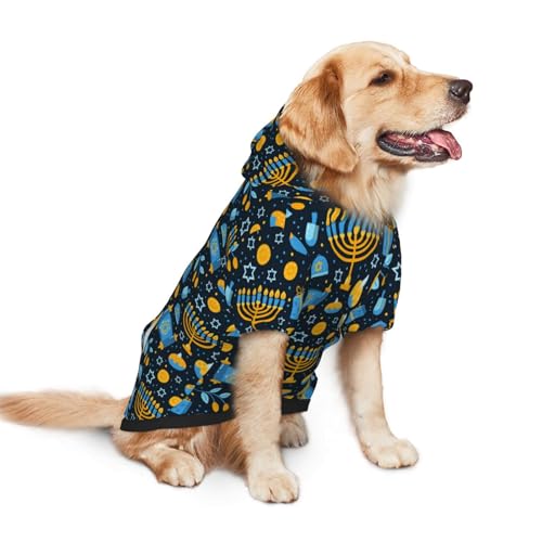 Disfraz para perro con capucha negro talla grande miniatura 2