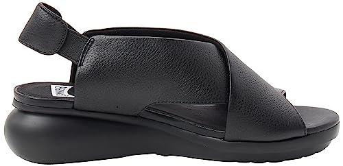 Camper Women's Balloon Wedge Sandal, Black, 8.5 #TOP5
