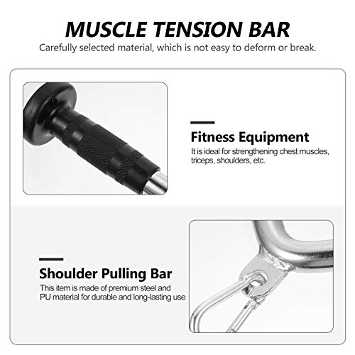 BESPORTBLE LAT Puxador para baixo, cabo de polia para baixo, equipamento de treinamento muscular, ac