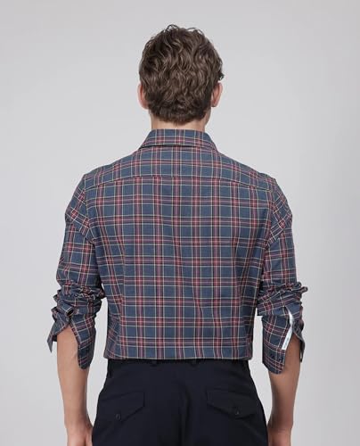 Image of Rare Rabbit Regular fit Checked Shirt