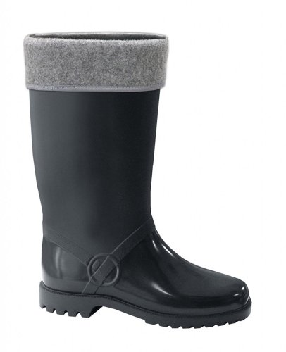LEMIGO leichte Eva Gummistiefel gefüttert Horse (38, Schwarz)