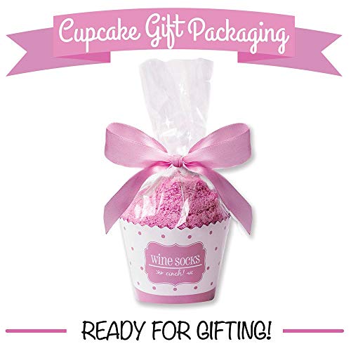 Luxury Fuzzy Wine Socks In Cupcake Gift Packaging: "If You Can Read This Bring Me Some Wine" | Novelty Fuzzy Socks For Women | Funny Accessory For Her, Present For Wife, Wine Gifts For Women #TOP4