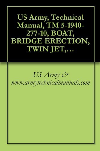 US Army, Technical Manual, TM 5-1940-277-10, BOAT, BRIDGE ERECTION, TWIN JET, ALUMINUM HULL, MODELS USCSBMK 1 (NSN 1940-01-105-5728) AND USCSBMK 2 (1940-01-218-9165) {TM 1940-10/1}