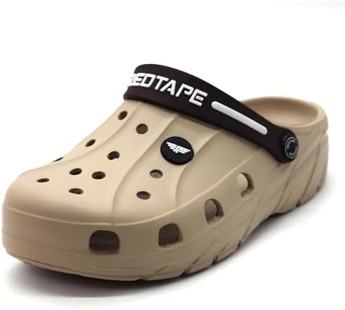 Red Tape Men Pull On Clogs