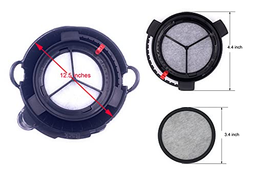 Xcivi Replacement Coffee Maker Water Filtration Set Filter Disk With Frame For Mr. Coffee Brewers Coffee Maker, Compatible Mr Coffee Filter Dics (1Disk Frame +12 Filter Disks) #TOP5