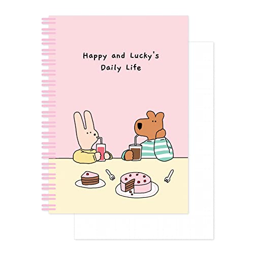 Cahier à spirales Monolike Happy and Lucky idée cadeau design dessert