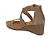 Lucky Brand Women's Kenadee Wedge Sandal, Brindle, 7.5 M US