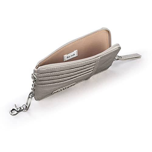 The Sak Iris Wallet In Leather, Elevated Everyday Purse With Keychain, Includes Credit Card Holders & Clear Id Window, Pyrite #TOP1