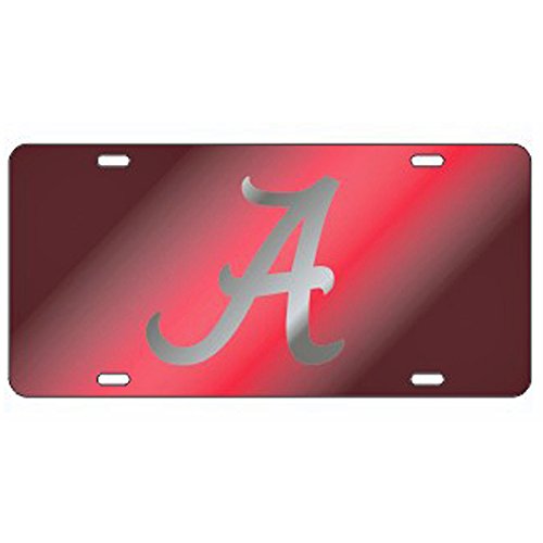 Alabama Crimson Tide"A" Laser Cut License Plate