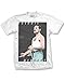 Queen Freddie Mercury in Blue Trousers T-shirt - White (Medium)