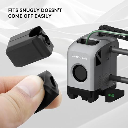 Image of 3D Printer Accessories for Bambu Labs X1C P1P P1S X1 Carbon Silicone Sock(5Pcs): for Nozzle Cover Extruder Hotend Protective Prevents Filament Buildup