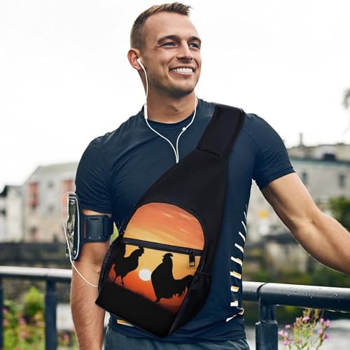 Mochila deportiva casual tipo bandolera para viaje miniatura 3