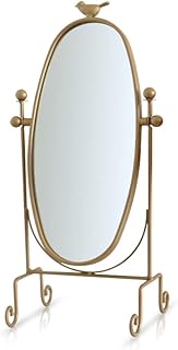 Espejo de maquillaje decorativo de metal vint...