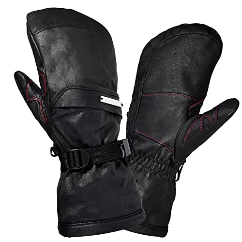 Gants écran tactile pour vélo moto et ski avec isolation douce d'hiver