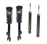 DTA 70113X Full Set 2 Front Complete Struts with Springs and Mounts + 2 Rear Shocks 4-pc Set, Rear...