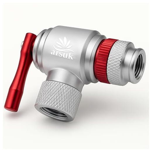 Arsuk Portable CO2 Bike Tire Inflator – CO2 Inflator Quick & Easy to Fit Schrader & Presta Valves – Mini Bicycle Pump for Road & Mountain Bikes with Insulated Sleeve – No Cartridges Included