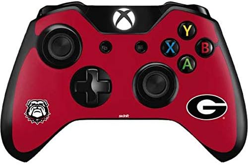 Skinit Decal Gaming Skin Compatible with Xbox One Controller - Officially Licensed University of Georgia Logo Red Design