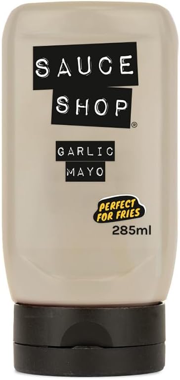 Sauce Shop | Garlic Mayo | Creamy Mayonnaise | Made in the UK | 285ml