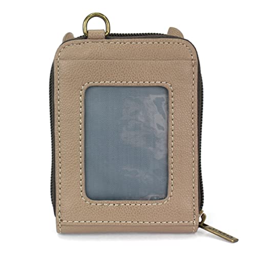 Image of CHALA RFID Cute-C Credit Card Holder Wallet Wristlet - Women Faux Leather Cute-C with Strap