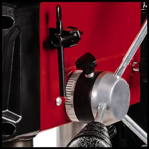 Einhell Trapano a colonna TC-BD 500 (500W, fino a 2410 min-1, 9 posizioni, max. profondità di perforazione 50 mm, arresto di profondità regolabile,mandrino con cuscinetto, piano inclinabile/girevole) - 3