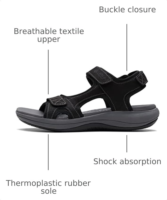 Image of Clarks Women's Mira Bay Flat Sandal