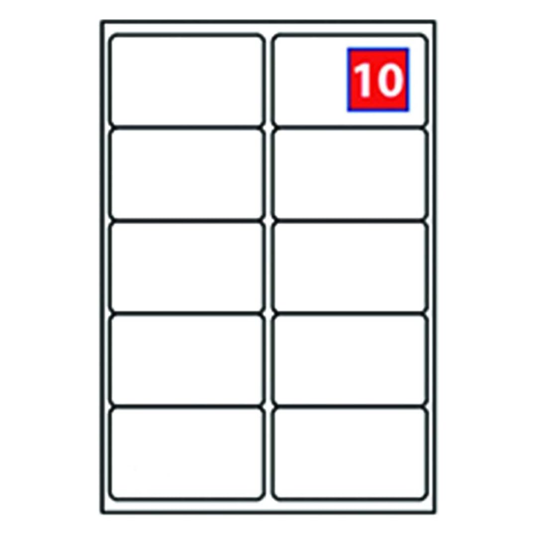 Address Labels 10 per A4 Sheet – 100 Sheets (1000 Labels) | Self-Adhesive Sticky Mailing Labels for Inkjet & Laser Printers | J8173/L7173 Shipping & Postage Stickers