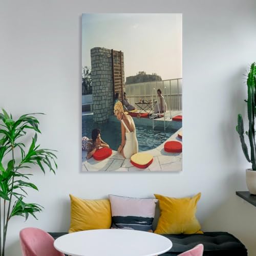 Generic 2MBY9KJJWTN6 Penthouse Pool Slim Aarons Canvas Art Poster Picture Modern Office Family Bedroom Decorative Posters Gift Wall Decor Painting Posters 08X12Inch thumb #5