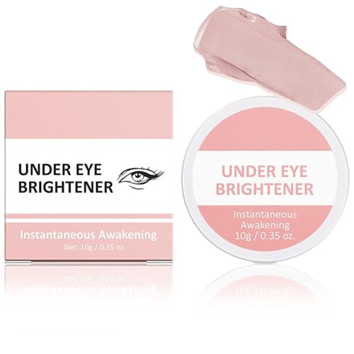 Under Eye Brightener Concealer & Colour Corrector, Peach Colour Corrector for Dark Circles, Under Eye Concealer for Mature Skin, Hydrating Formula with Hyaluronic Acid for Flawless Finish