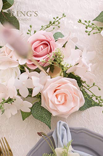 Ling's Moment Vintage Blush Artificial Flower Combo #TOP4