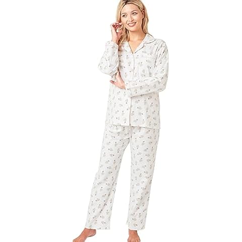 Indigo Sky Women's Ivory Cheetah Pyjama Set Cover