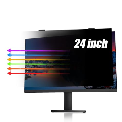 Filtro de privacidad magnético de 24" para eliminar reflejos y proteger tu monitor 16:9