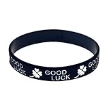 5 leaf clover band Farbe: Schwarz Weiß Schwarz Grün Grün