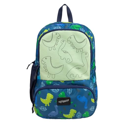 Image of F Gear Colour Buddy 12L Kids Backpack, Kids Can Colour On The Bag, 1 Compartment & 2 Pockets; Lightweight, Durable & Fun Backpack for School & Travel | Comfortable & Stylish Bag