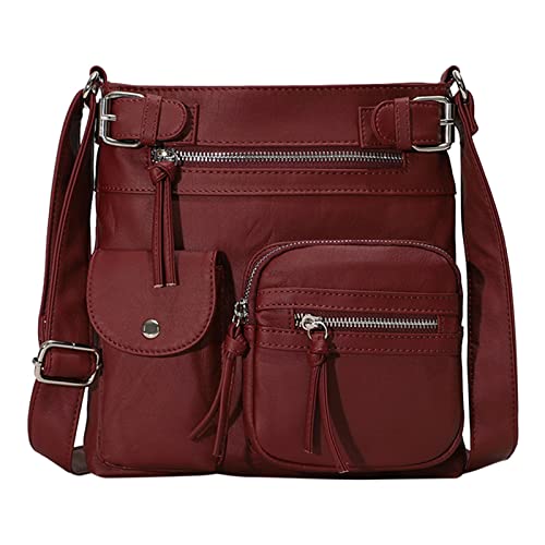 Sac à main multifonctionnel pour femmes | Petit sac carré bandoulière et aisselles noir