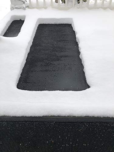 Powerblanket WM24x60 Summerstep Snow and Ice Melting Heated Walkway Mat, Anti-Slip, 120V, 300W, 2' Wide x 5' Long, Black