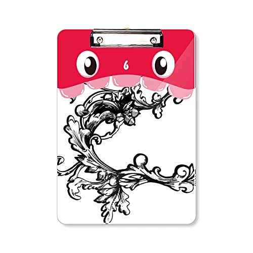 Bloc-notes d'apprentissage A4 baroque fleur pour embellir votre espace de travail
