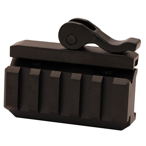 UTG 5-Slot QD Lever Mount Adaptor and Riser, Medium Profile