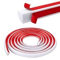 Flexible Quarter Round Molding, 78inch Peel and Stick Molding Trim, Bendable Vanity Round Trim for Bathtub, Shower, Countertop (78inch, White)