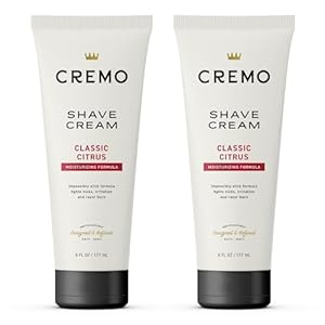 Cremo Shaving Cream Mens, Astonishingly Superior Ultra-Slick Shaving Cream for Men, Fights Nicks, Cuts And Razor Burn, 6 Fl Oz (2 Pack)