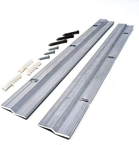 Pair of Z Bar Hangers - 500mm (20") Heavy Duty - Picture & Mirror - with Screws & Wall Plugs