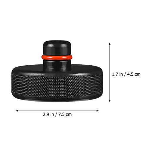 BESPORTBLE 2Pcs Carro Borracha Pad Jack Jack Piso Pad Disco Jack Elevador Pad Adaptador Ferramentas